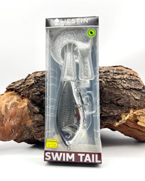 Westin Swim Tail Hybrid 12cm 62g Suspending 2 Tails 8 Farben