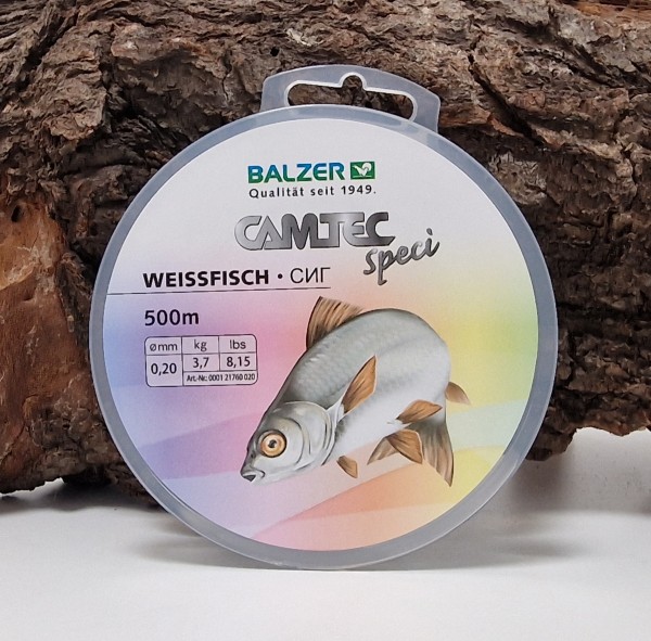Balzer Camtec SpeciLine Weissfisch 500m hellgrau 0,18mm 0,20mm, 0,22mm