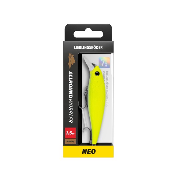 Lieblingsköder Allround Wobbler 75mm 9,4g Floating 16 Farben