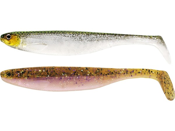 Westin ShadTeez SLIM 12cm 10g Gummifisch Clear & Dark Water Mix