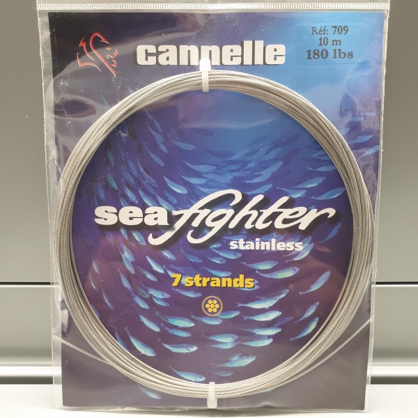 cannelle Seafighter Stainless Stahlvorfach 10m 50lbs 90lbs 130lbs 180bs