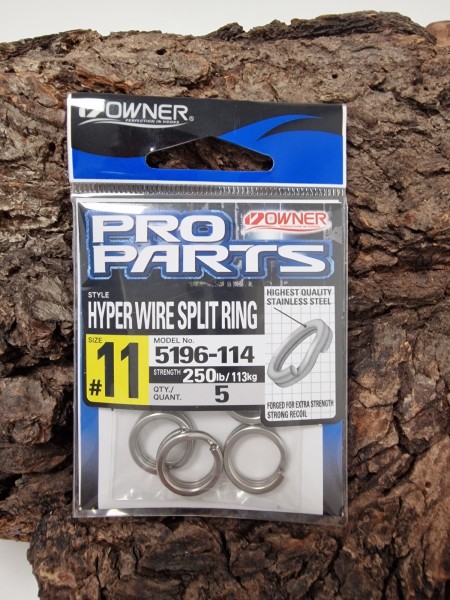 Owner 5196 Hyper Wire Split Ring Gr. 5mm 6mm 7mm 8mm 9mm 10mm 11mm