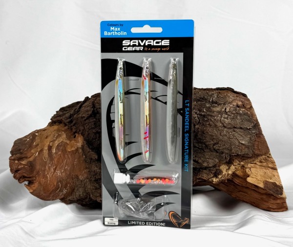 Savage Gear LT Sandeel Signature Kit 15g 11cm Limited Edition Mads Grosell, Max Bartholín, Søren Raj