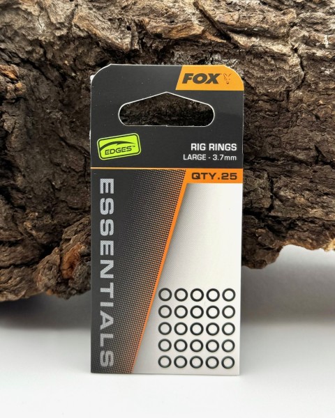 Fox Edges Essentials Rig Rings 2,5mm 3,2mm 3,7mm 25 Stück