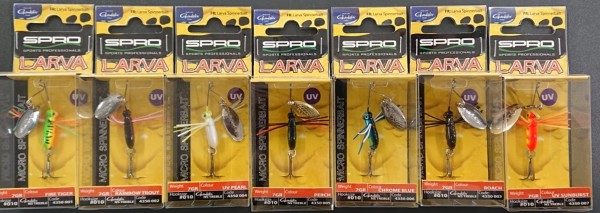Spro Larva s-bait Micro Spinnerbait 4cm 7g 8 Farben mit Drilling