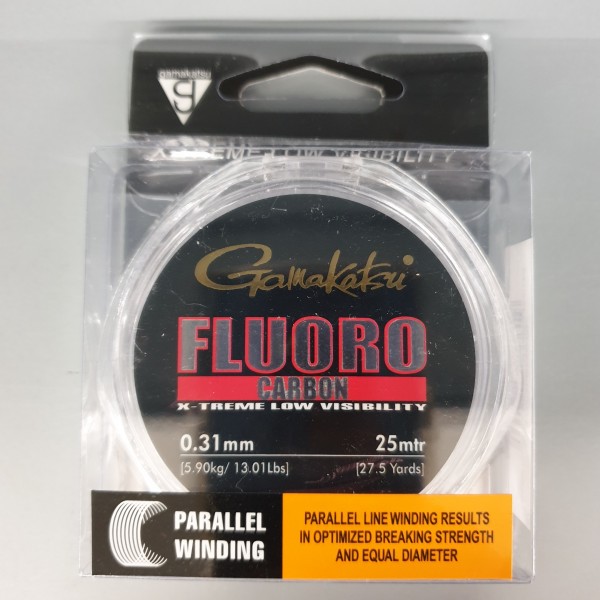 GAMAKATSU G-LINE FLUORO CARBON 25m 0,31mm 5.90kg