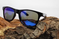 Balzer Shirasu Brille schwarzer Rahmen blaue Gläser Polarisationsbrille ABVERKAUF