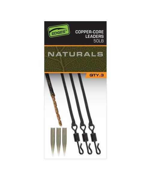 Fox Edges Naturals Copper Core Leaders 50lb