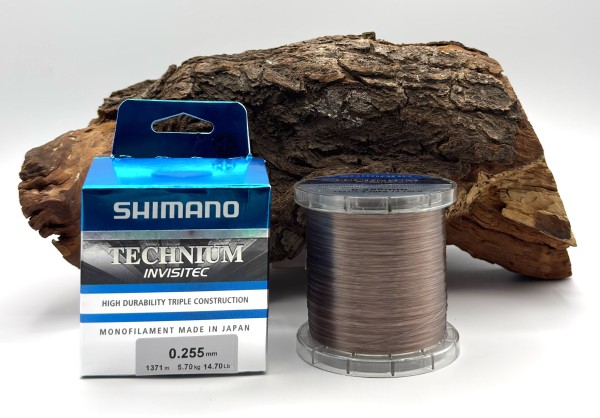 Shimano Technium Invisitec A Mono 0,255mm 6,70kg 14.70Lb 1371m Grey