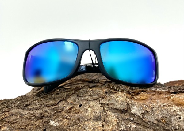 Strike King S11 Optics Okeechobee Black Mirror Grey Sunglasses ABVERKAUF