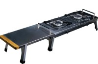 RidgeMonkey Grilla CookStation Double Hob mobiler Gas-Doppelkocher