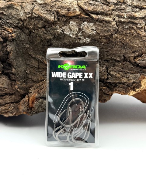 Korda Wide Gape XX Micro Barbed Hook Gr. 1