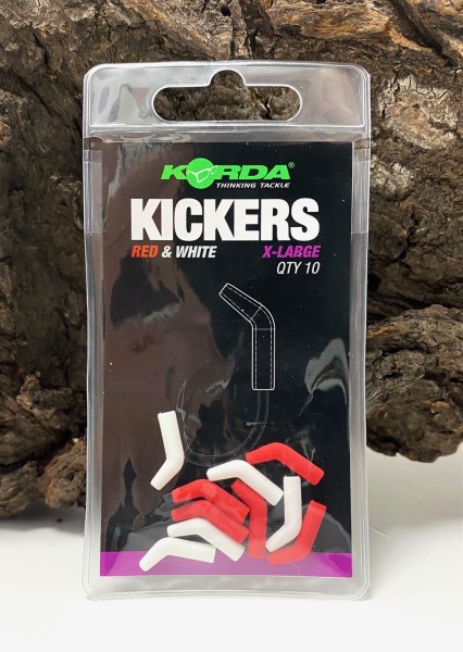 Korda Red White Kickers X-Large XL 10 Stück