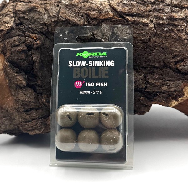 Korda Slow Sinking Boilie Wafter Mainline ISO Fish 15mm 18mm Plastic