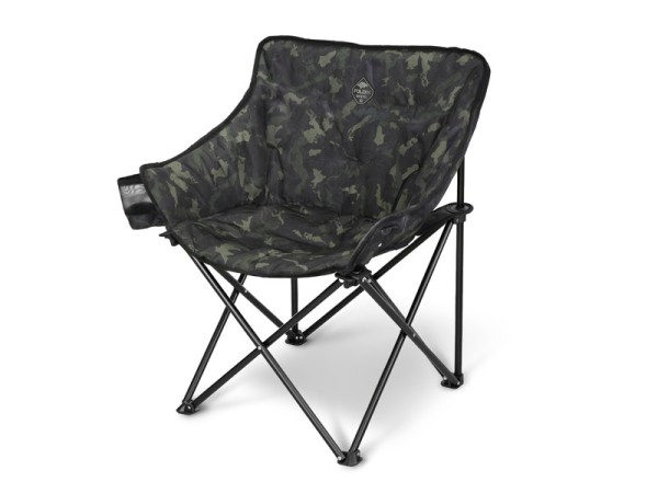 Delphin FOLDIX Banx Sessel – Camouflage Karpfenstuhl 45x45x38 cm