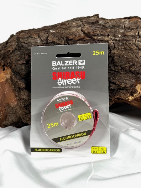 Balzer Shirasu Street Fluorocarbon 25m Spule 0,16-0,50mm 2,4-14,2kg