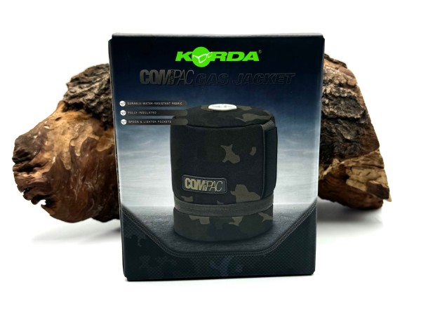 Korda Compac Gas Kanister Jacket Cover Dark Kamo