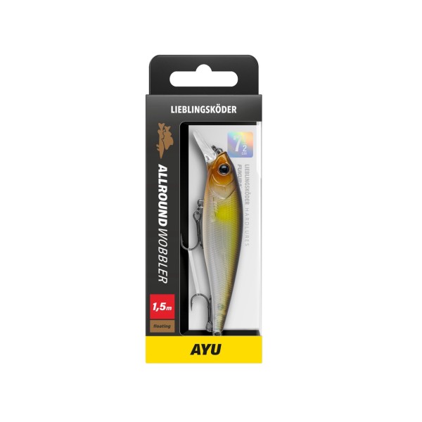 Lieblingsköder Allround Wobbler 75mm 9,4g Floating 16 Farben