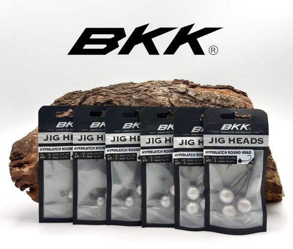 BKK Hyperlatch Round Head 6/0 Jighaken 5g - 25g mit Baitholder