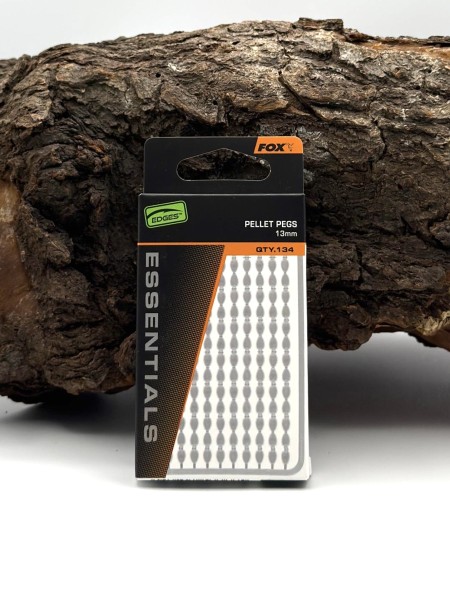 Fox Edges Essentials Pellet Pegs 11mm 13mm Pelletstopper für Haarmontagen