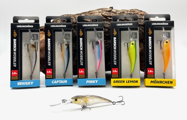 Lieblingsköder Barsch Wobbler 60mm 5,3g Floating 6 Dekore