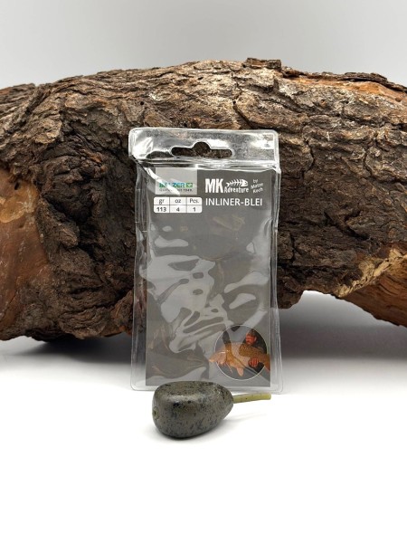 Balzer MK Adventure Inlinerblei 113g 4oz beschichtetes Birnenblei