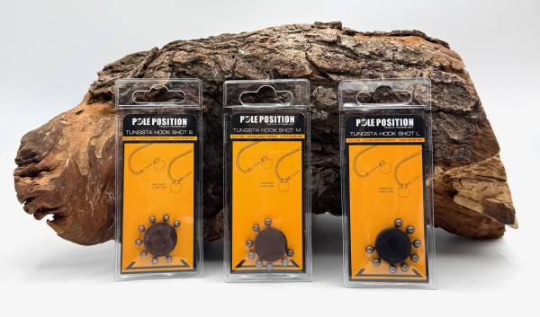 Pole Position Tungsta Hook Shot S 0,25g M 0,37g L 0,50g Tungsten Karpfen Rig Gewicht