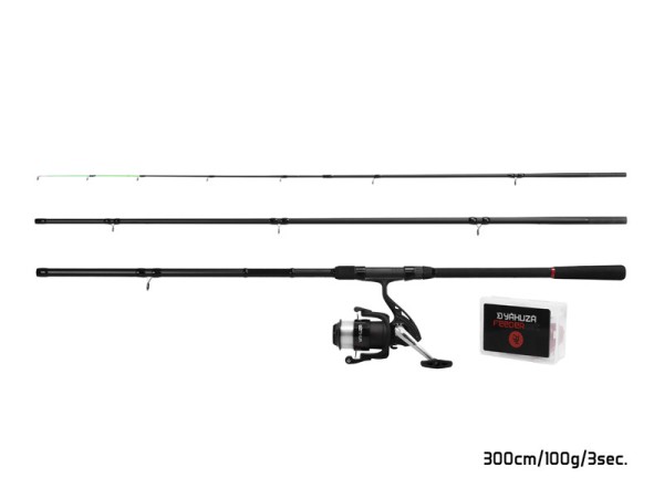 Delphin YAKUZA Feeder Set 300 & 330 Komplettes Angelset