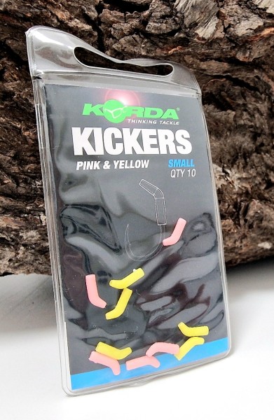 Korda Yellow / Pink Kickers Small 10 Stück