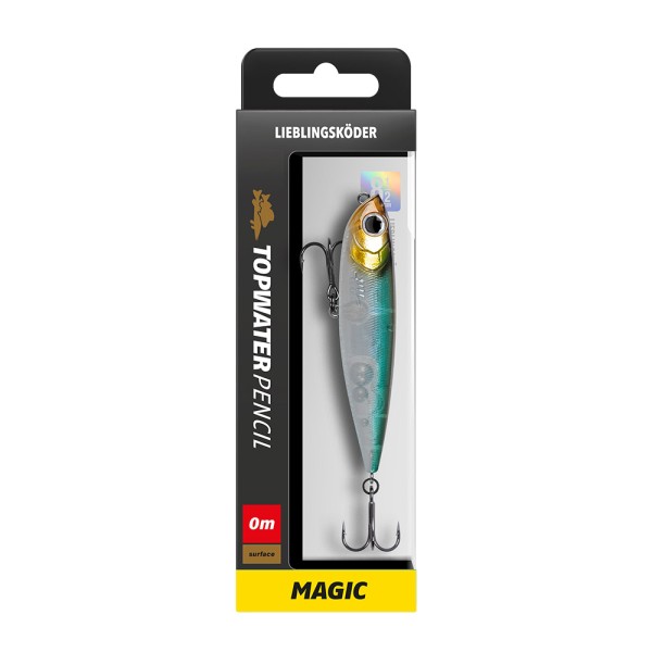 Lieblingsköder Topwater Pencil 8,5cm 16 Farben