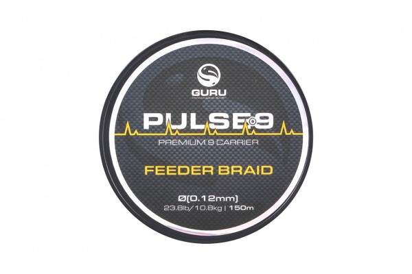 Guru Pulse 9 Braid Feeder-Geflecht Dunkelgrün 0,10mm 0,12mm 0,20mm 150m