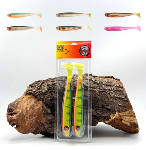 Zed Fishing Zocca Baits 16cm 2 Stück Raubfischköder in 7 Farben