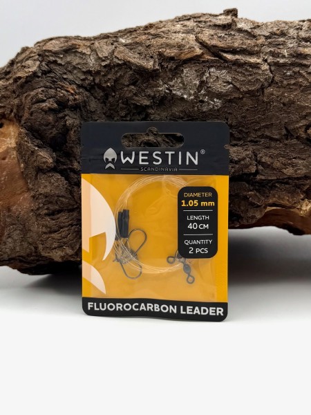 Westin Fluorocarbon Leader Vorfach Wirbeltonne & Snap