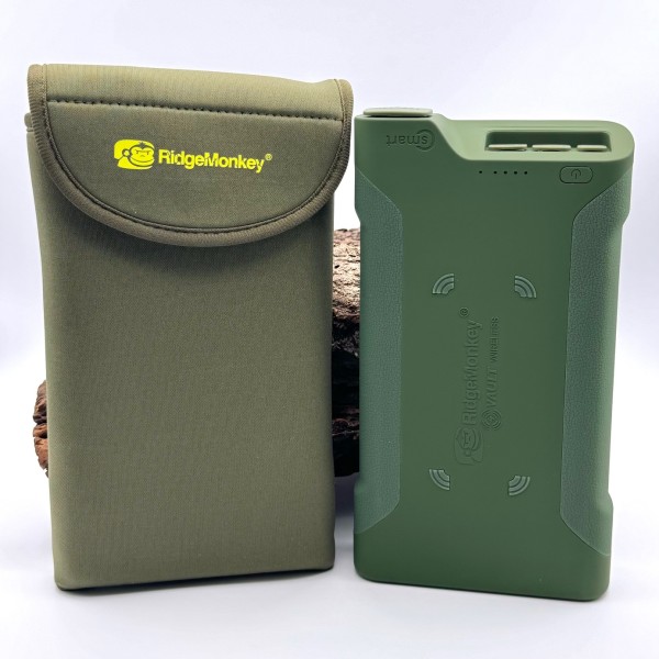 RidgeMonkey Vault C-Smart Wireless Green Powerbank 26950mAh 42150mAh 77850mAh