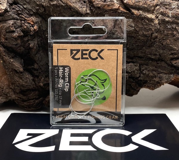 Zeck Worm Clip Hair Rig 5 Stück Ø 17mm