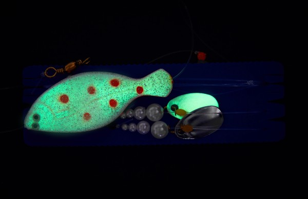 Balzer Edition Sea Plattfisch Blinker 3 Farben 100g UV Aktiv