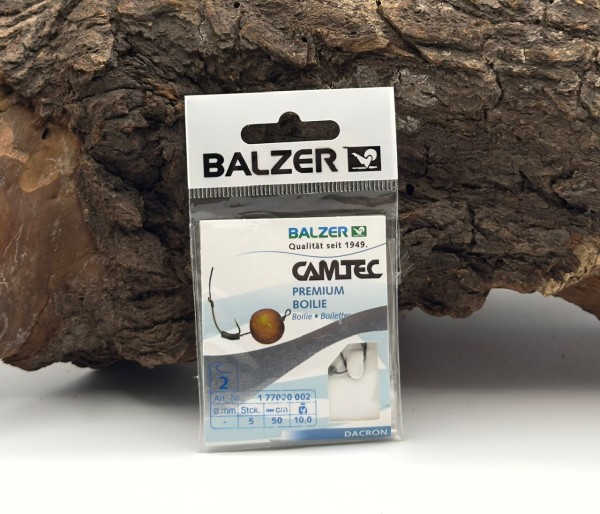 Balzer Camtec Premium Boilie schwarz 5 Stück Gr. 1 2 4 6 SALE