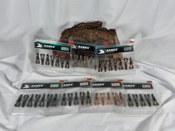 Banks EIJI Craw 5,5cm 1,8g 7 Stück 7 Farben