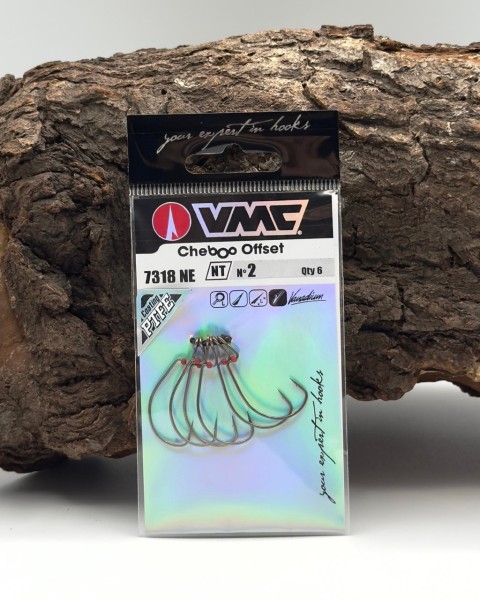 VMC Cheboo Offset 7318NE PTFE Cheburashka Haken 4 2 1 1/0 2/0 3/0