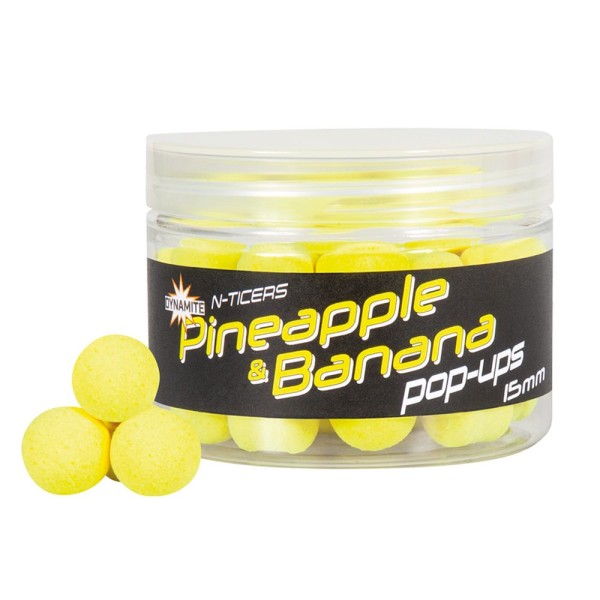 Dynamite Baits N-Ticers Pop-Ups 15mm – 40g Dose Fluro Hakenköder