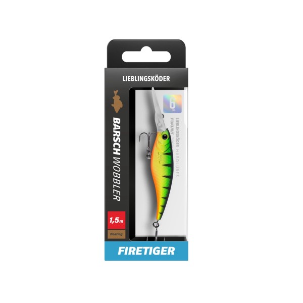 Lieblingsköder Barsch Wobbler 60mm 5,3g Floating 16 Farben