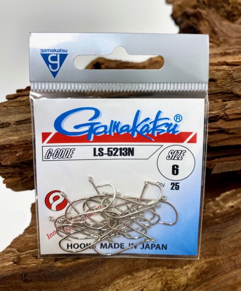 Gamakatsu LS-5213N Hooks Nickel 1/0 2/0 3/0 4/0 1 2 4 6 8