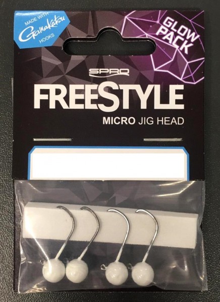 Spro Freestyle Micro Jig Glow White Jig 29 Jig 22