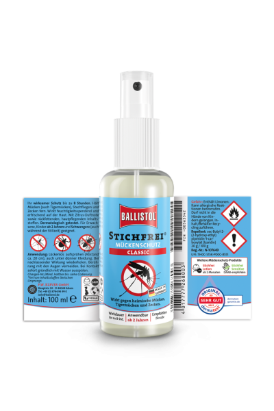 Ballistol Stichfrei Mückenschutz Classic & Sensitive 100ml
