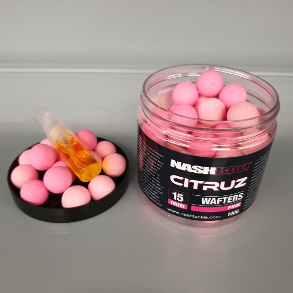 Nash Citruz Wafters Pink 15mm 100g + 3ml Booster