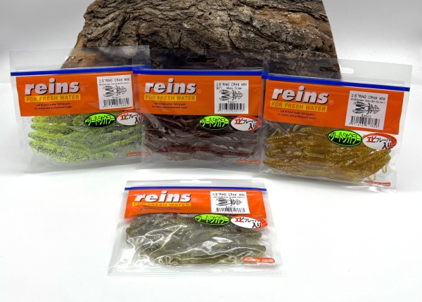 Reins 2,5" Ring Craw Mini BA-Edition UV ca. 6,2cm 3,3g 4 Farben 8 Stück