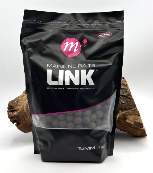 Mainline Shelf Life Boilies Link 15mm - 1kg
