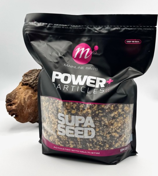 Mainline Power+ Supa Seed 2kg Partikel Lockfutter