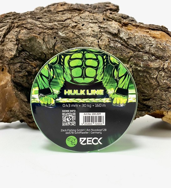 Zeck Wels Hulk Line 0,43mm 160m 8-fach geflochten 30kg