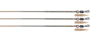 Fox Edges Camo Leadcore Leaders 75cm 50lb 3 Stück